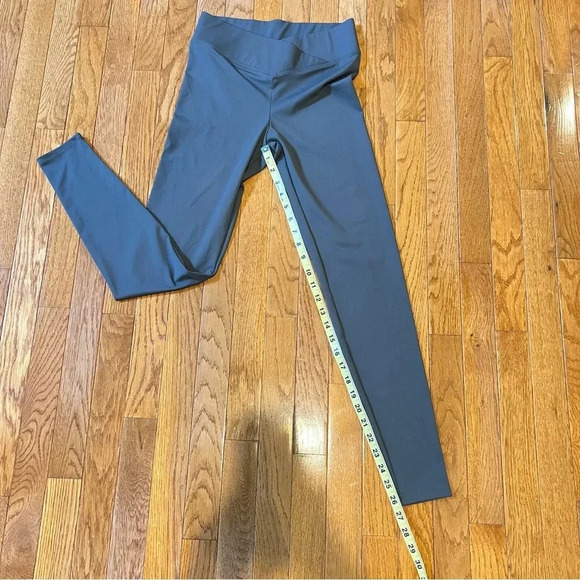 Express Womens High Waisted Crossover Activewear Gray Yoga Leggings Slim Fit XS - Picture 13 of 16